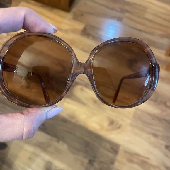 Vintage Neostyle Beauty Brown Purple Plastic Sunglasses Germany FRAMES ONLY - Picture 12 of 13